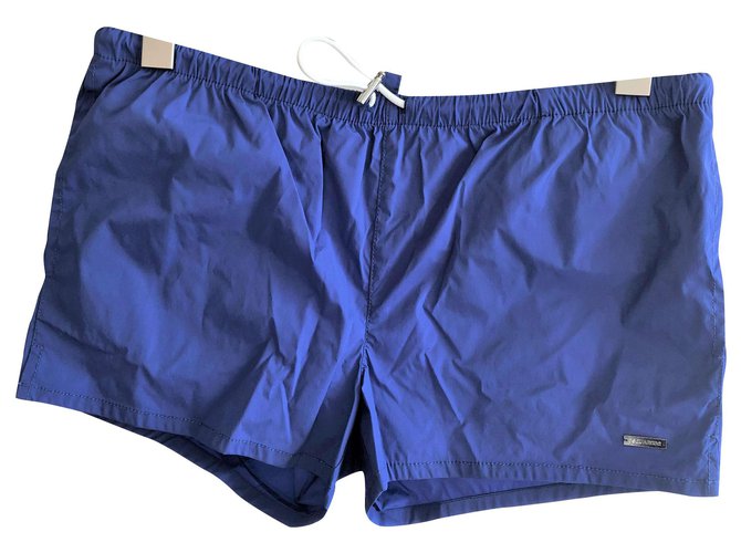 Dsquared2 NUOVI TRONCHI ELASTICI DA NUOTO DA UOMO Blu navy
