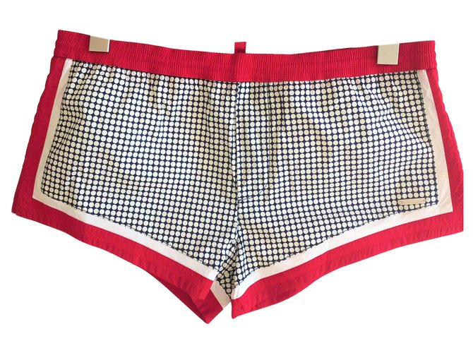 Dsquared2 NUOVI TRONCHI ELASTICI DA NUOTO DA UOMO Multicolore