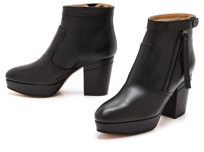 Stivali da pista dell'acne, taglia 39 Nero