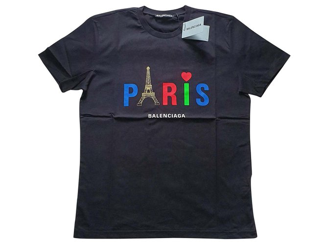 Balenciaga tees Nero