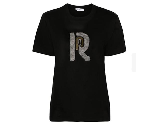 Paco Rabanne Top Nero D'oro