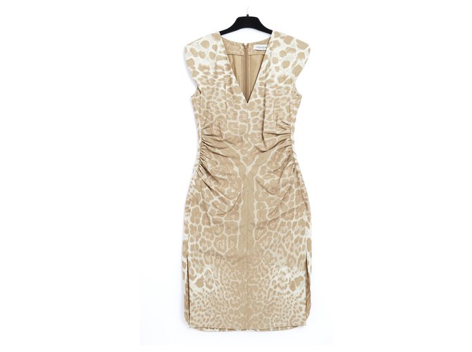 Yves Saint Laurent PANTHER LIGHT SETA FR38 Stampa leopardo