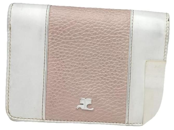 Courreges Portafoglio in pelle rosa Courrèges