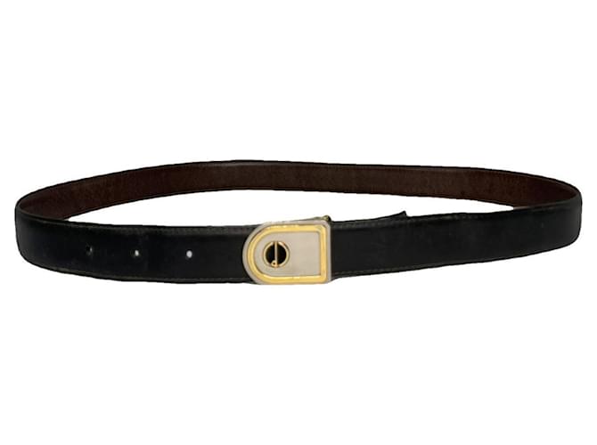 Alfred Dunhill Cintura in pelle nera DUNHILL Nero