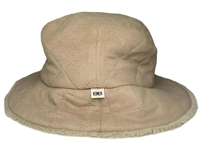Cappello di lana beige Balenciaga