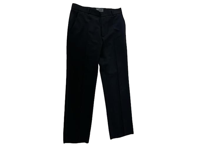 Pantaloni neri in lana Gianni Versace Nero