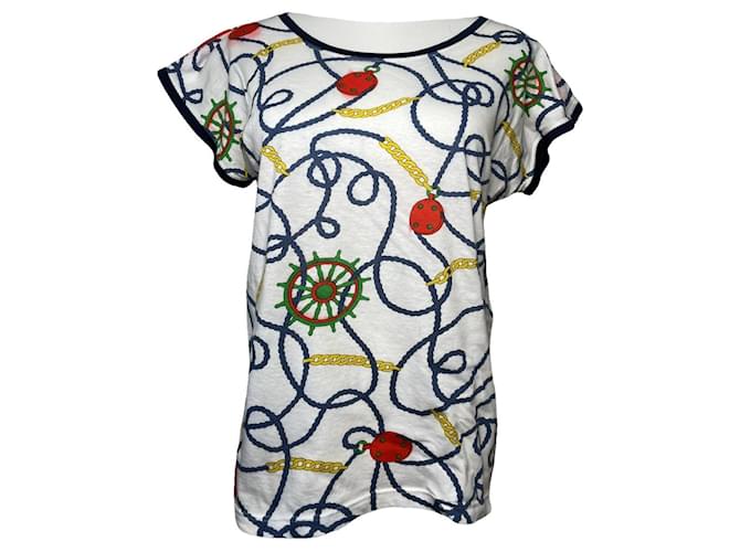 Céline Top in cotone multicolore Celine