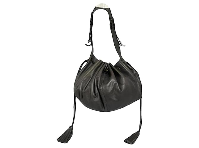 Borsa in pelle nera Givenchy Nightingale Nero