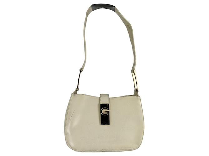 Borsa in pelle bianca con taglio a luna di Givenchy Bianco