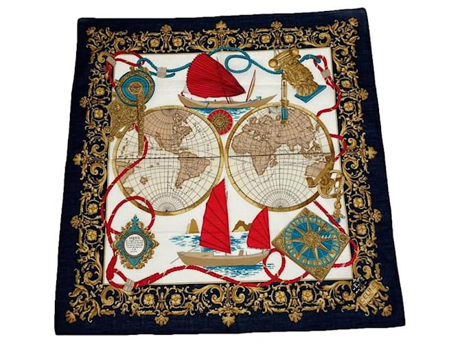 Céline Fazzoletto in seta dorata Celine D'oro