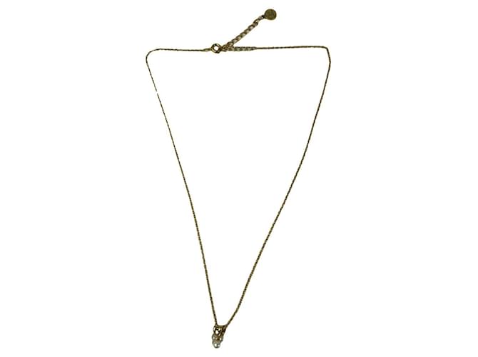 Courreges Collana in acciaio dorato Courrèges D'oro