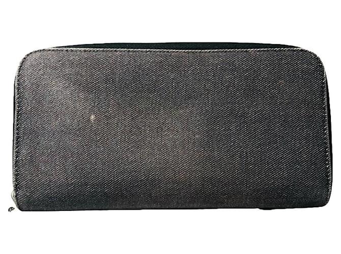 Bulgari Portafoglio in cotone antracite Serpenti di Bvlgari Grigio antracite