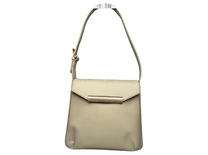 Borsa a mano in pelle beige Givenchy Whip