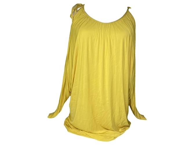 Top in viscosa gialla Emilio Pucci Giallo