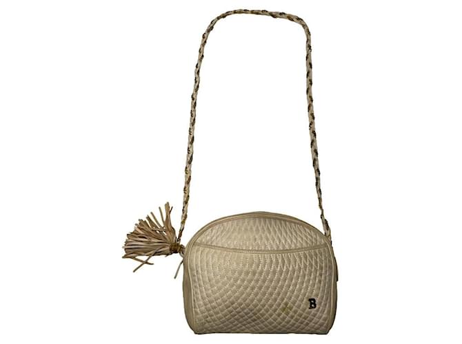 Borsa a mano in pelle beige Bally