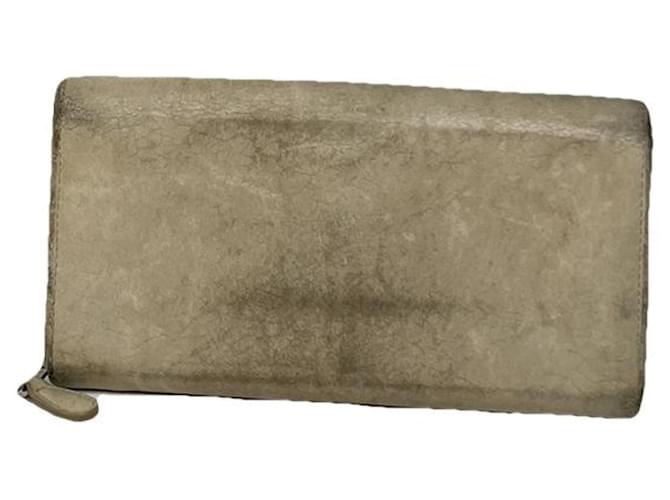 City Portafoglio in pelle beige Balenciaga