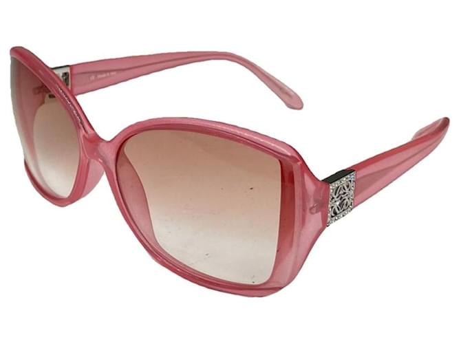 Occhiali da sole in plastica rosa Loewe