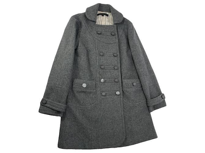 Trench coat in lana grigia Marc by Marc Jacobs Grigio