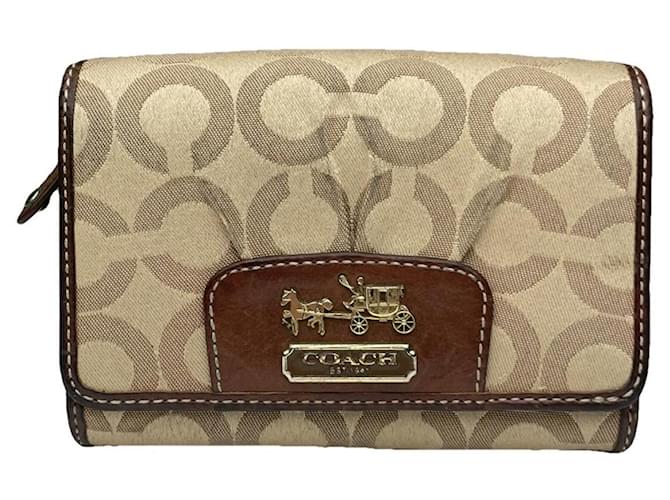 Portafoglio in pelle multicolore Coach Cartable mini sierra