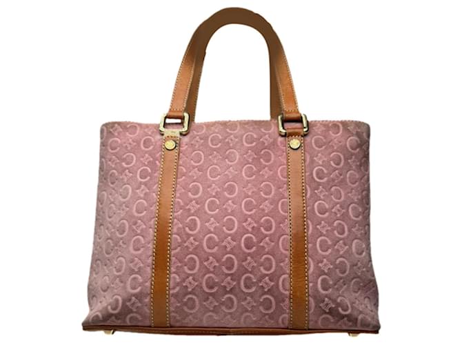 Big Bag Céline Borsa a mano grande Celine in pelle rosa