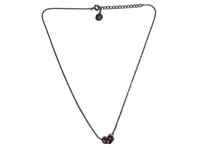 Courreges Collana in acciaio argento Courrèges