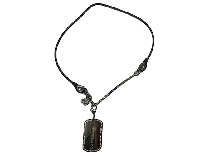 Collana in acciaio argento Dolce & Gabbana