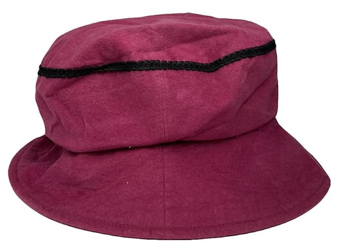 Courreges Cappello di cotone rosa Courrèges