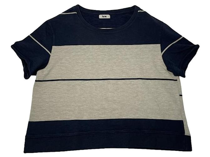 T-shirt in cotone nero Acne Studios
