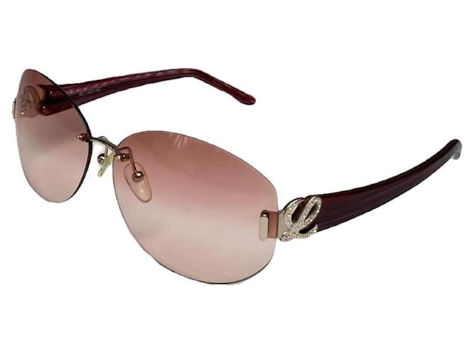 Occhiali da sole in plastica viola Loewe Porpora