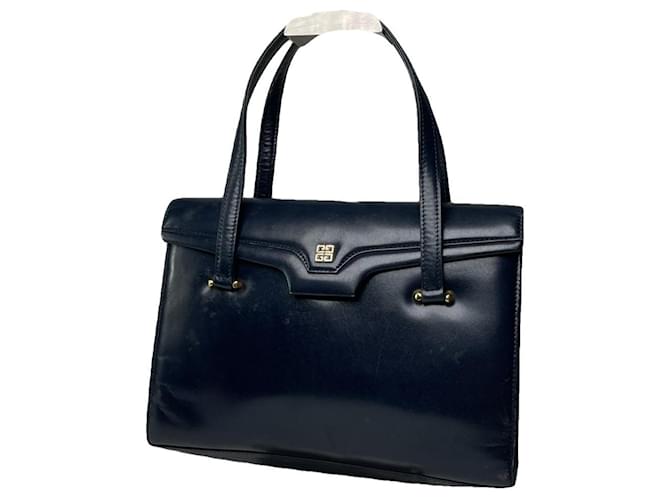 Borsa in pelle navy 4G di Givenchy Blu navy
