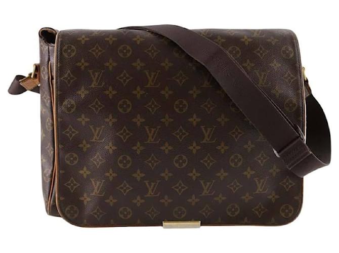 Abbesses Louis Vuitton Zaino in pelle Marrone