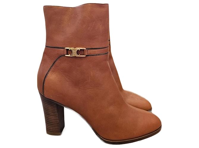 Stivaletti camel Céline Cammello