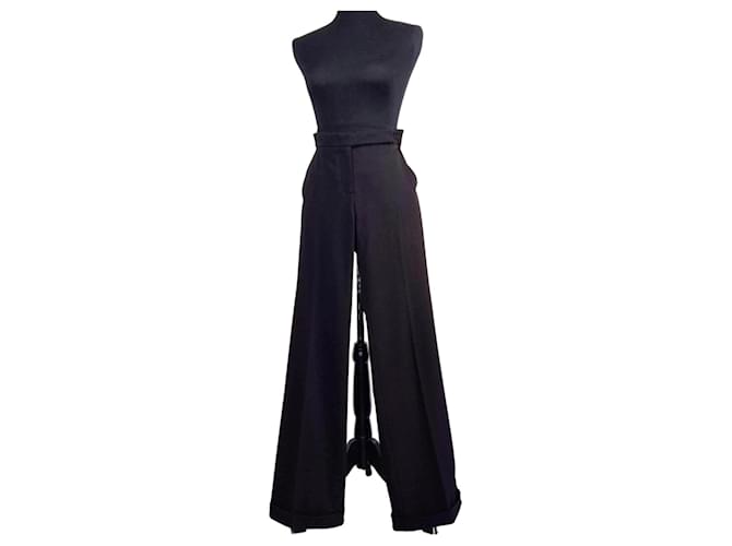 Pantaloni neri dritti Givenchy Nero