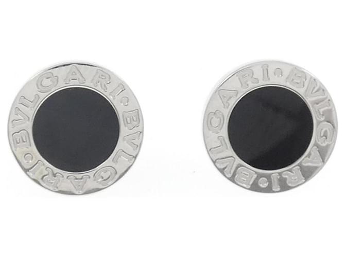 Bulgari Orecchini in onice in oro bianco 18K Bvlgari