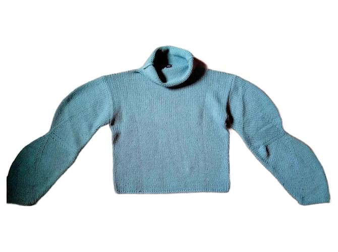 Armani Jeans Maglioni di lana Blu chiaro