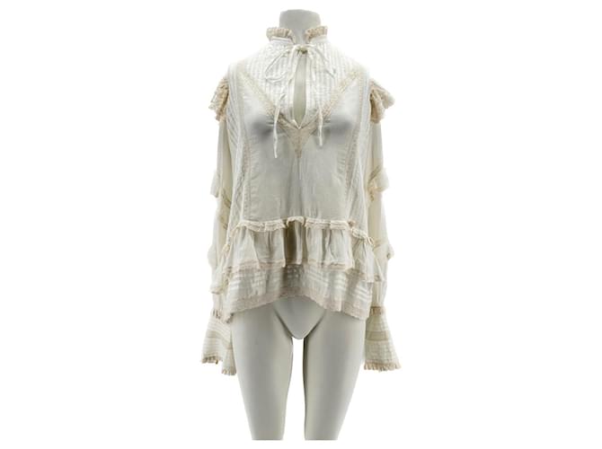 ZADIG & VOLTAIRE Top T.International M Cotone Bianco
