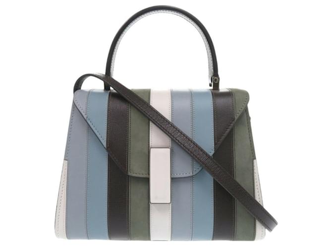 Valextra SUNNEI Mini Iside Borsa in pelle Blu