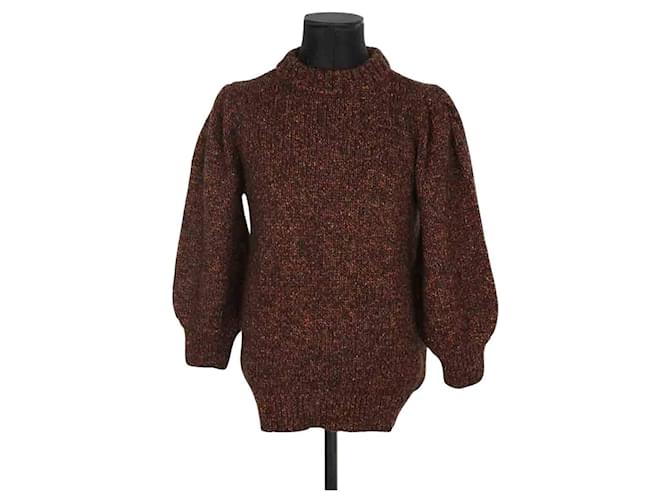 Anine Bing Maglione di lana marrone