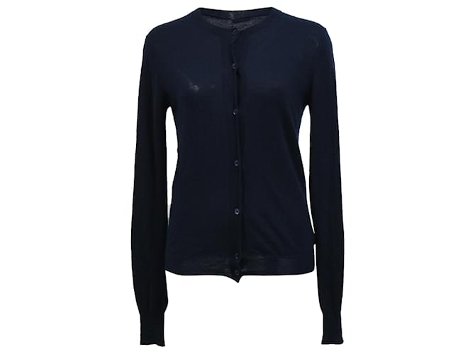 Cardigan Joseph Bottonato in Cashmere Blu Navy