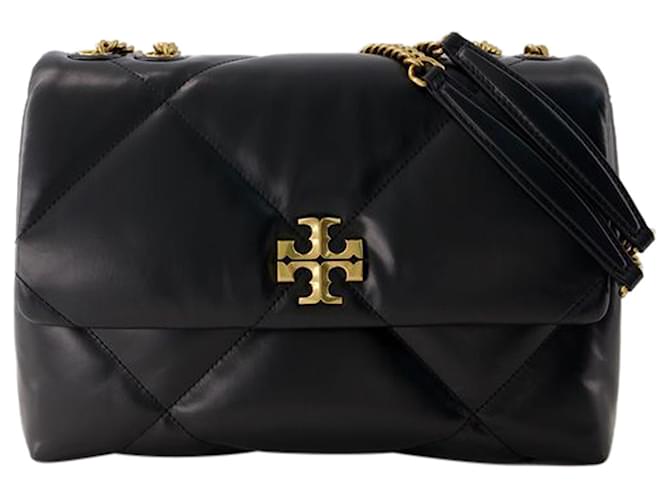 Borsa convertibile Kira Diamond Quilt - Tory Burch - Pelle - Nera Nero