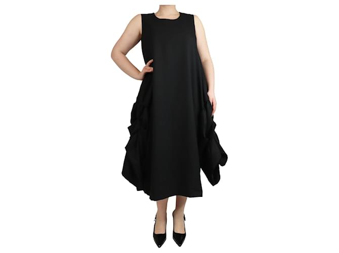 Comme Des Garcons Abito midi nero senza maniche - taglia M