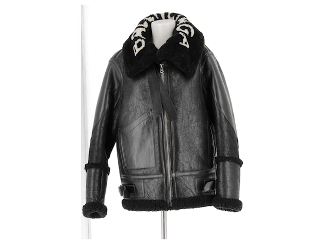 Cappotti BALENCIAGA T.FR 38 Pelle Nero