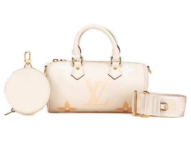 Borsa a mano Papillon BB in Monogram Empreinte Louis Vuitton D'oro