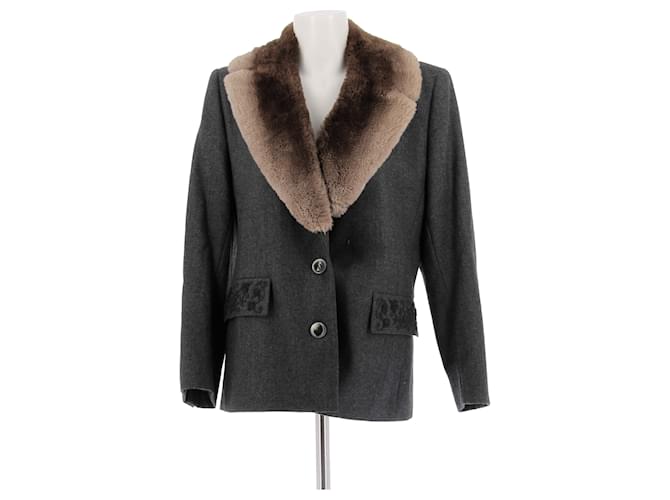 Giacca VALENTINO GARAVANI T.IT 44 Lana Grigio