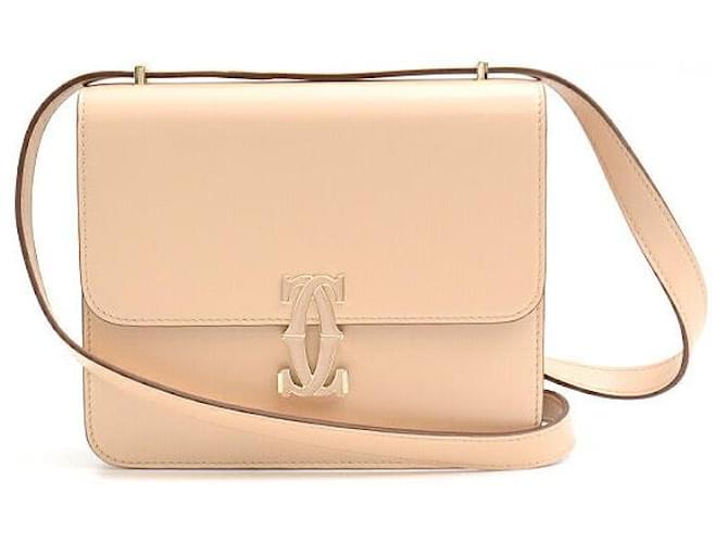 Borsa a spalla C di Cartier in pelle L1002291 Rosa