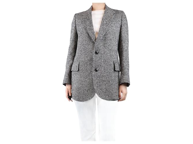 Ami Giacca in tweed bianco e nero - taglia S