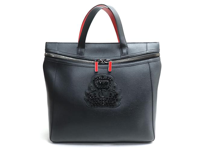 Borsa Cabado di Christian Louboutin Nero Rosso