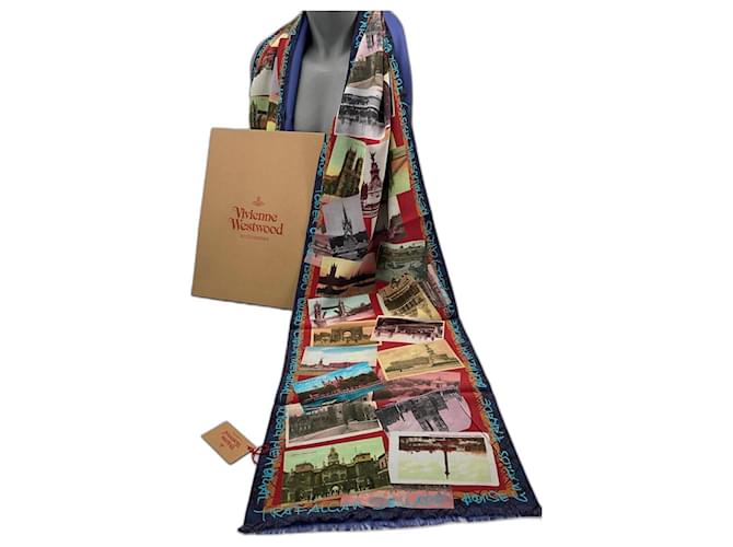 Stola in seta Vivienne Westwood Multicolore
