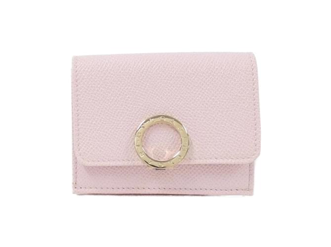 Bulgari Portafoglio in pelle Bvlgari a tre pieghe