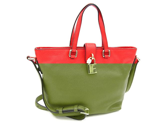 Borsa in pelle rossa Dolce & Gabbana Rosso